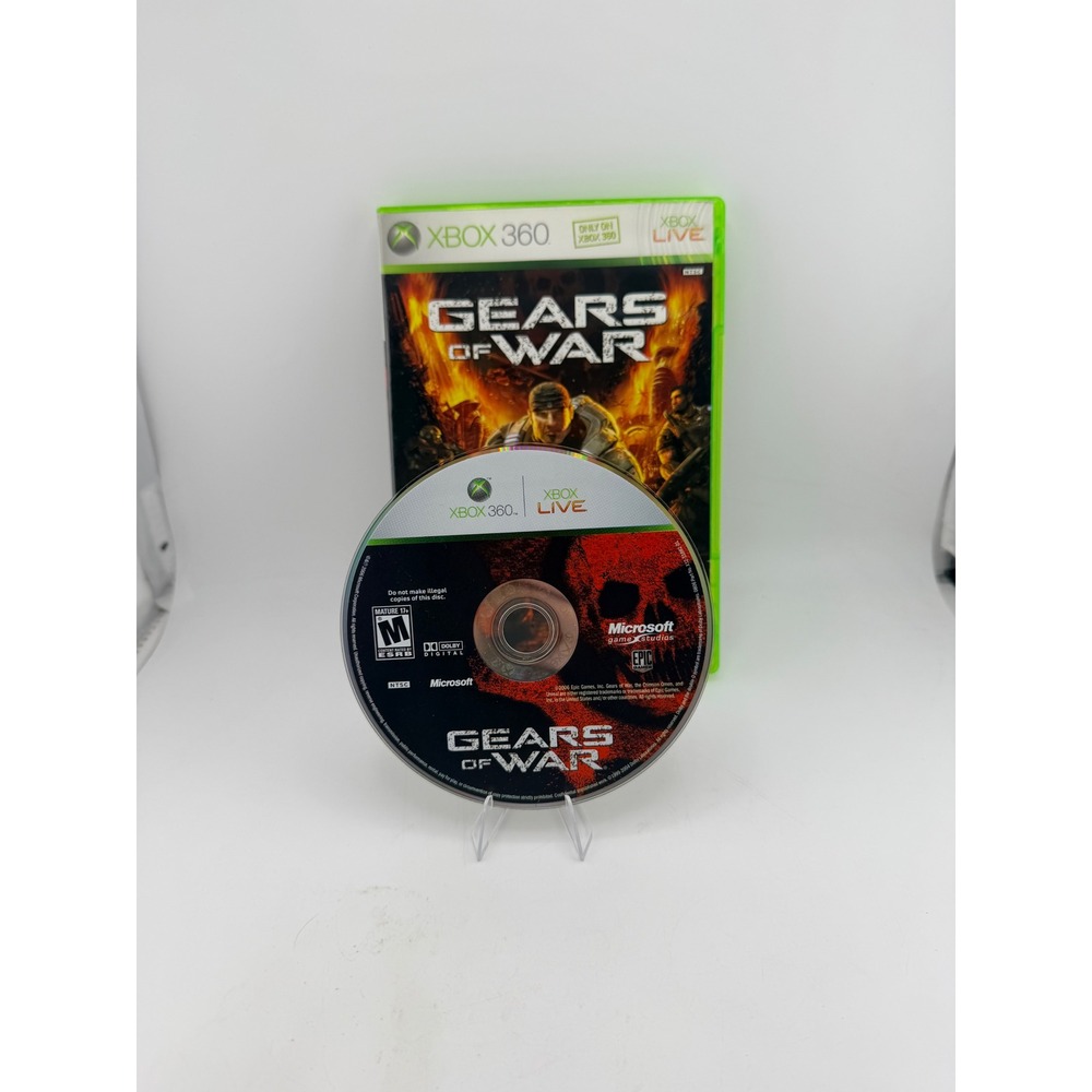 Gears of War Microsoft Xbox 360 2006‎ Tactical Third Person Shooter M NTSC OG